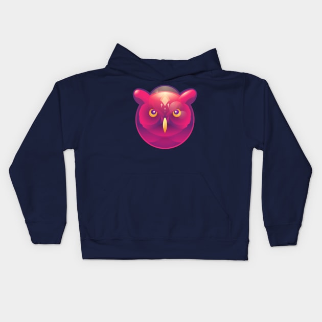 Spectral Owl Kids Hoodie by DesignForGentlemen